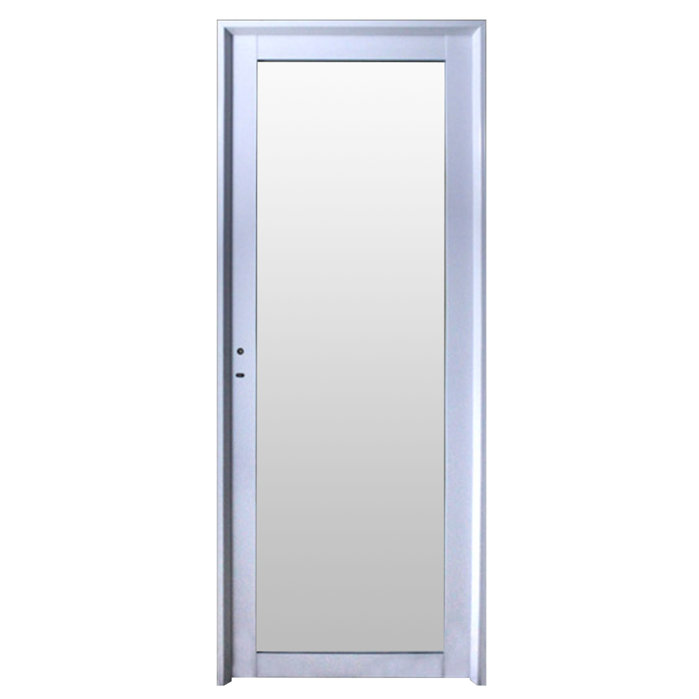 Puerta Aluminio Herrero Modelo Todo Vidrio Pacella Aberturas